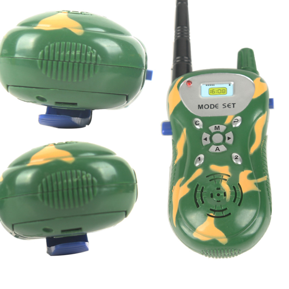 Kids Outdoor Voices - 2 Walkie Talkies para Niños, Intercomunicador
