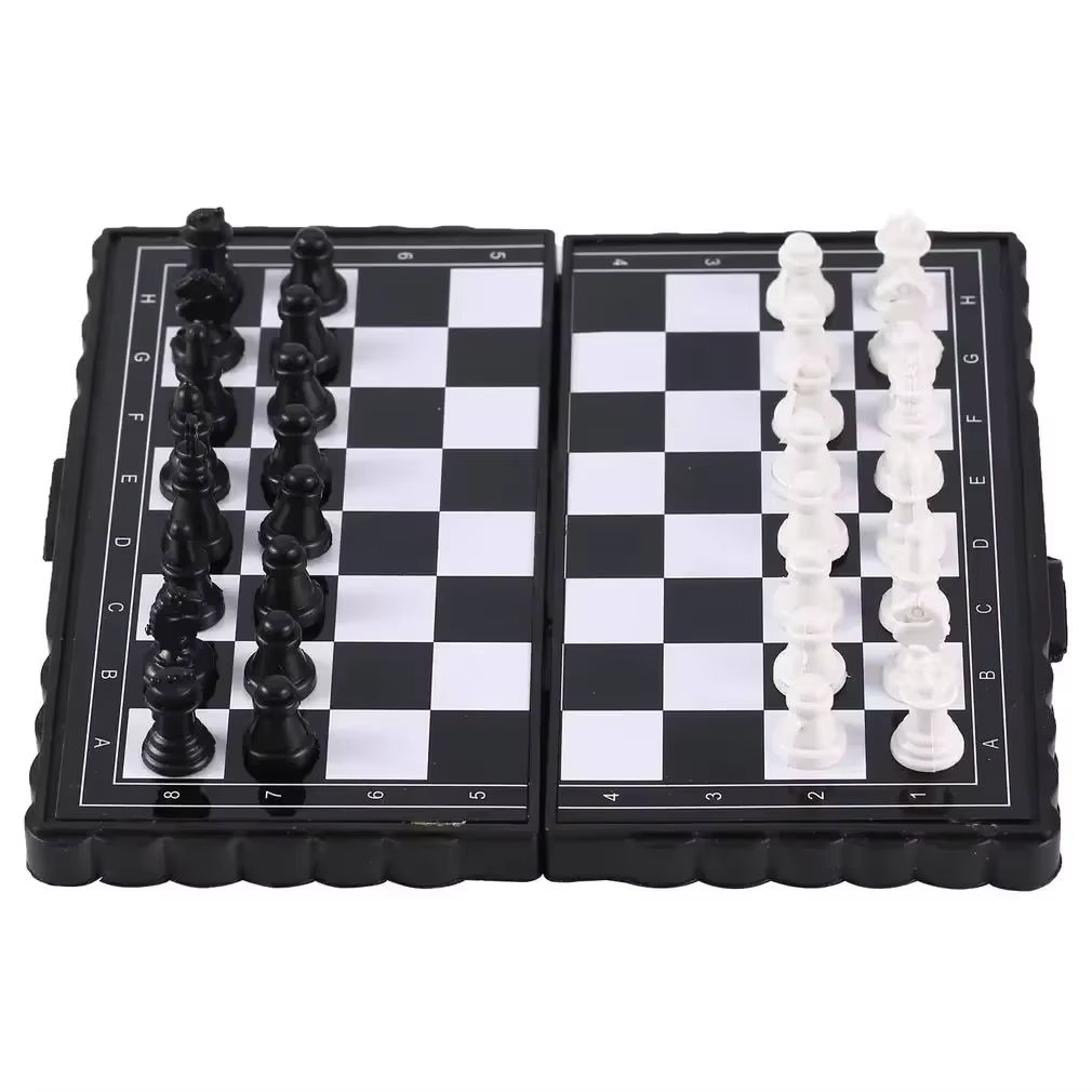Outdoor Toys For Kids - Mini juego de ajedrez magnético, tablero