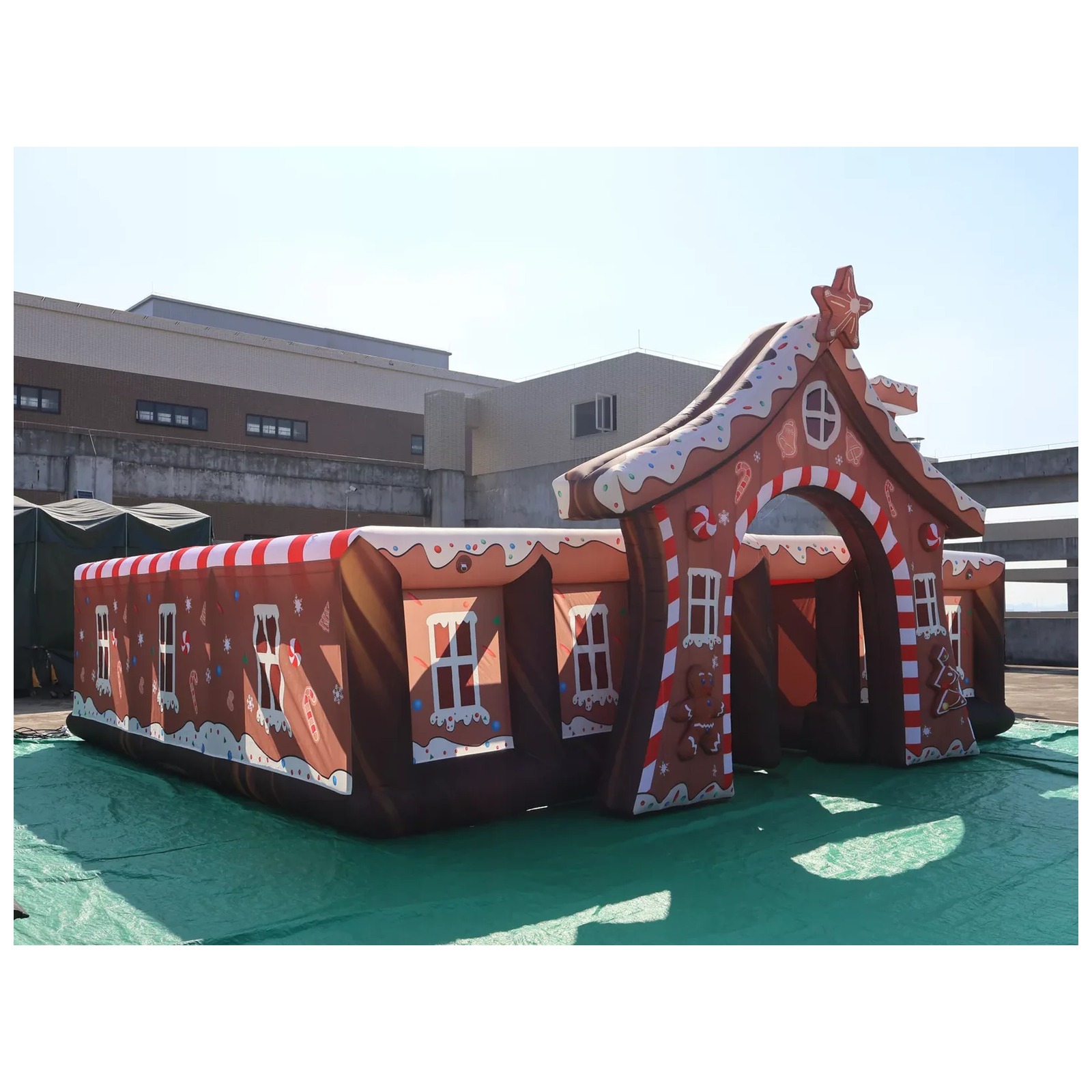 Kids Outdoor Venues - Laberinto Inflable Gigante de Jengibre con