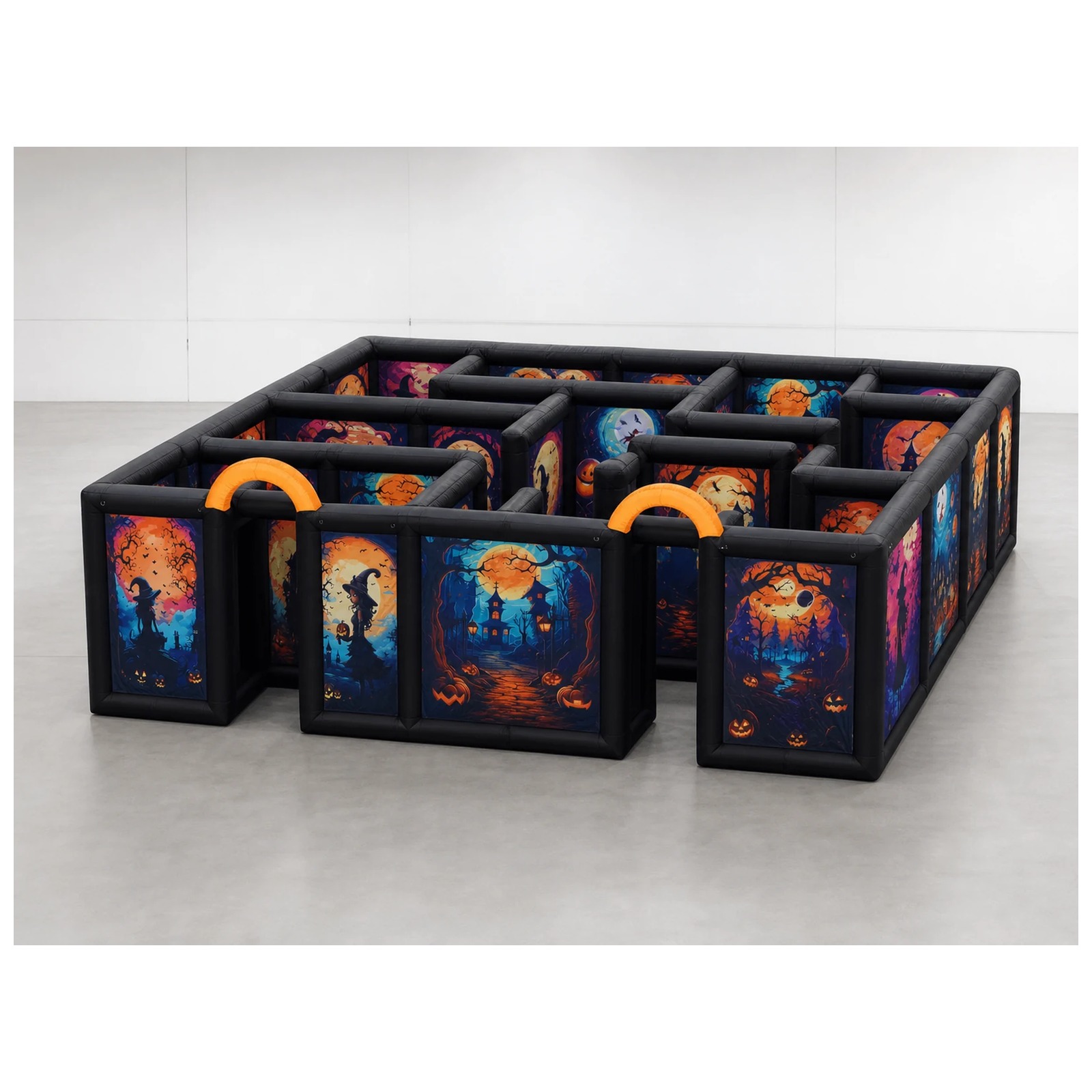 Kids Outdoor Venues - Gran laberinto inflable de Halloween con