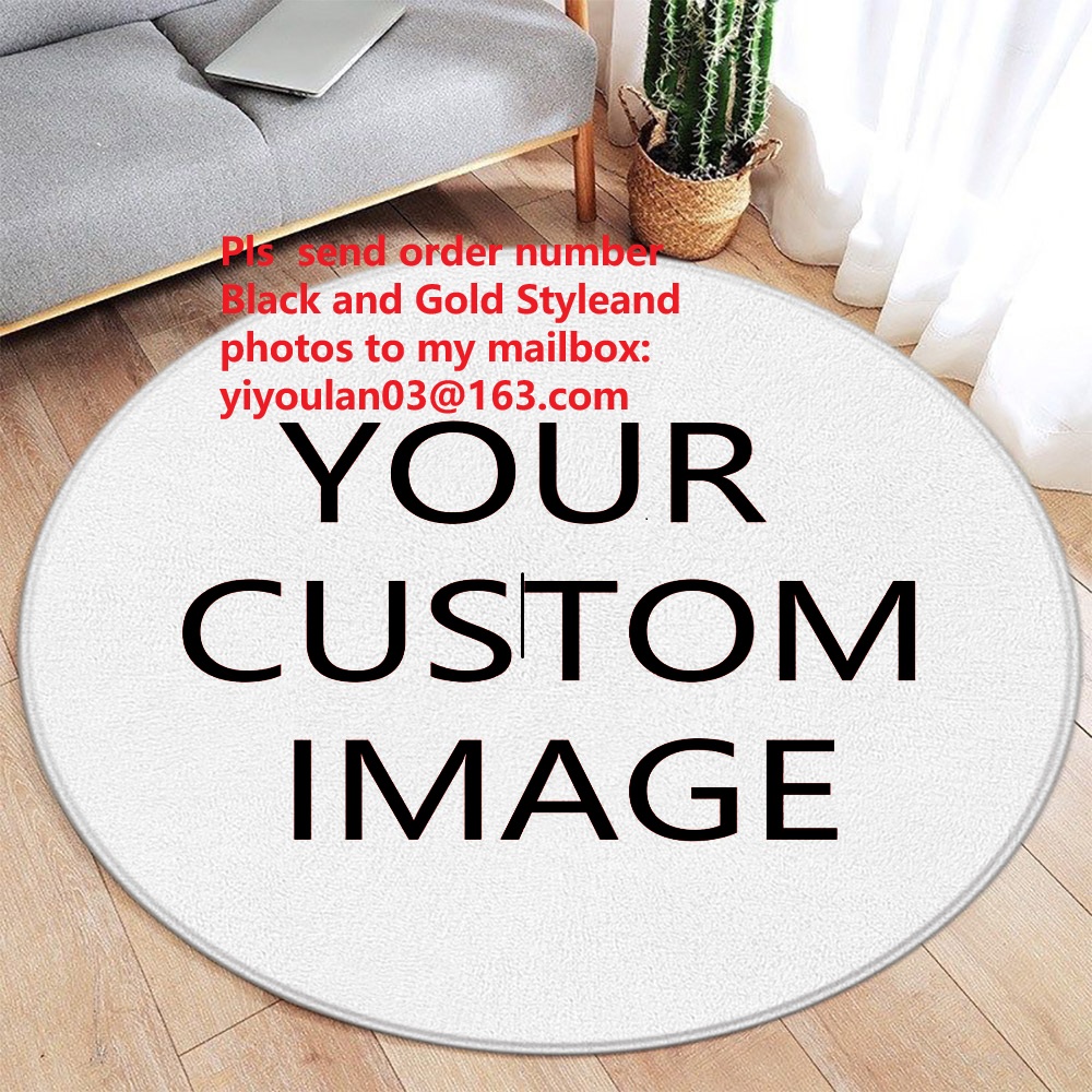 Kids Outdoor Table And Chair Set - Alfombra redonda personalizada con imágenes DIY,