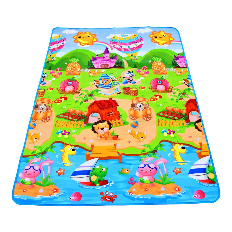 Kids Outdoor Mat Waterproof - Alfombra para bebés 180x120x0,3 cm, alfombra