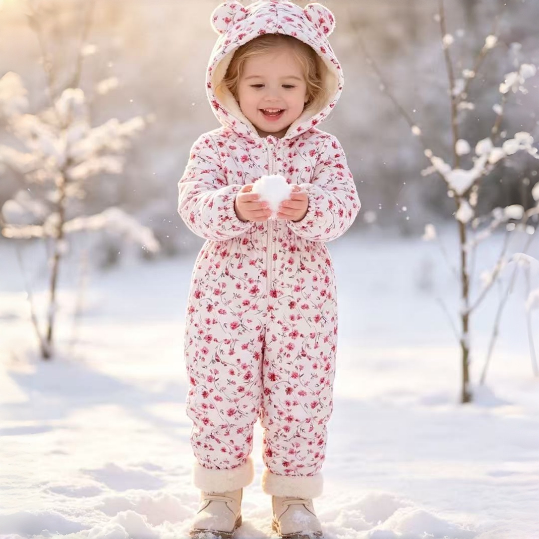 Kids Outdoor Jumpsuit - Mono con capucha y cremallera para