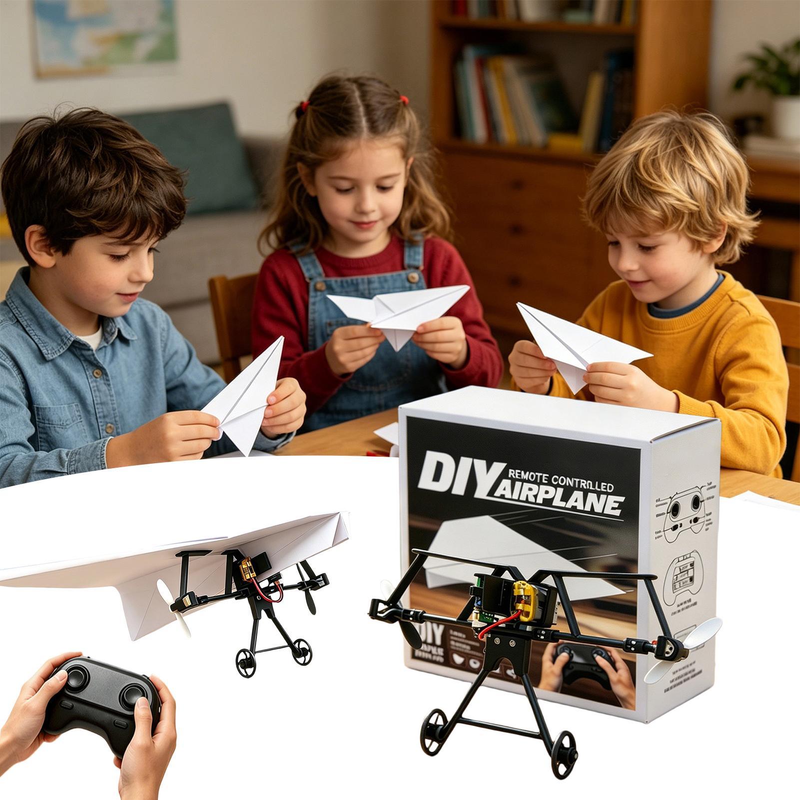 Kids Outdoor Fun - Kit de Avión de Papel RC