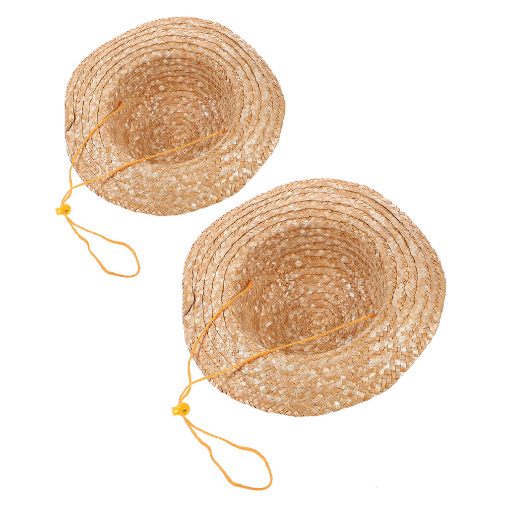 Play Kids Outdoor - 2 Sombreros de Paja para Niños,