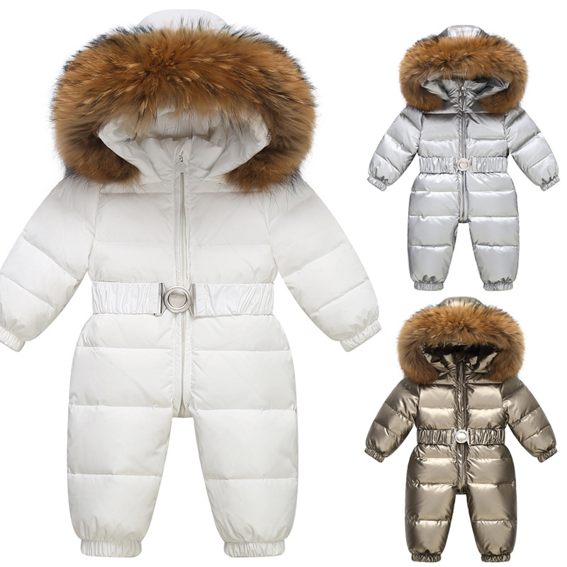 Kids Outdoor Jumpsuit - Monos impermeables con capucha para niños,