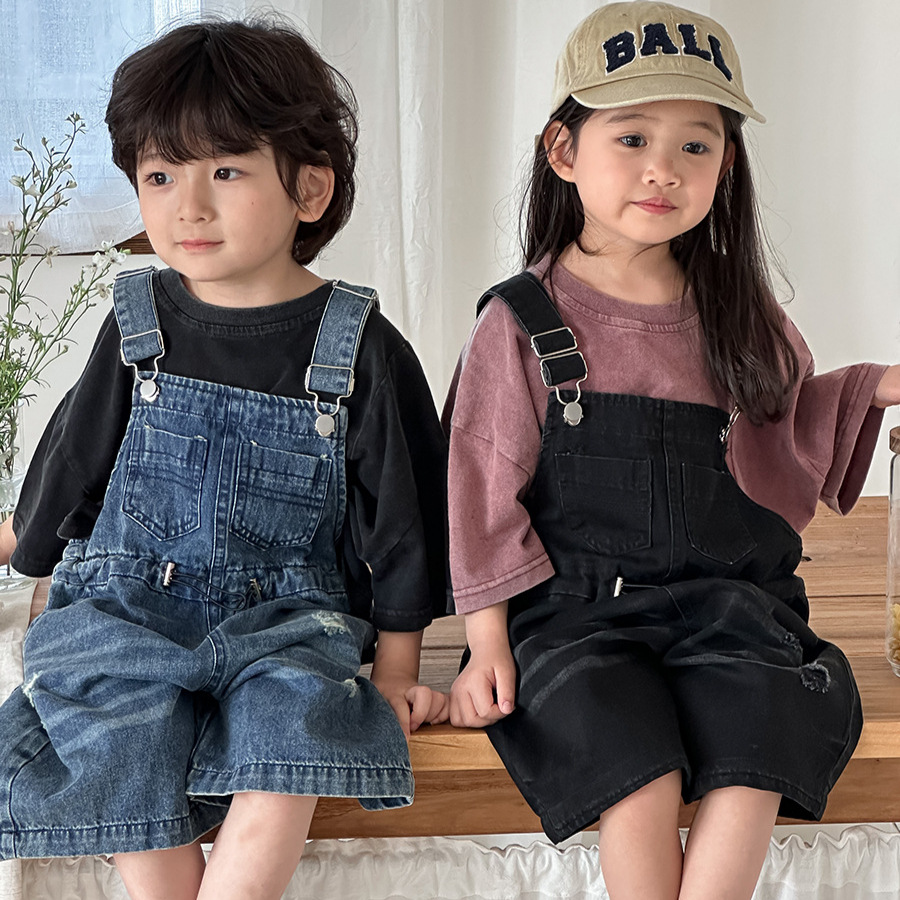 Kids Outdoor Jumpsuit - Pantalones vaqueros unisex para niños, modelo