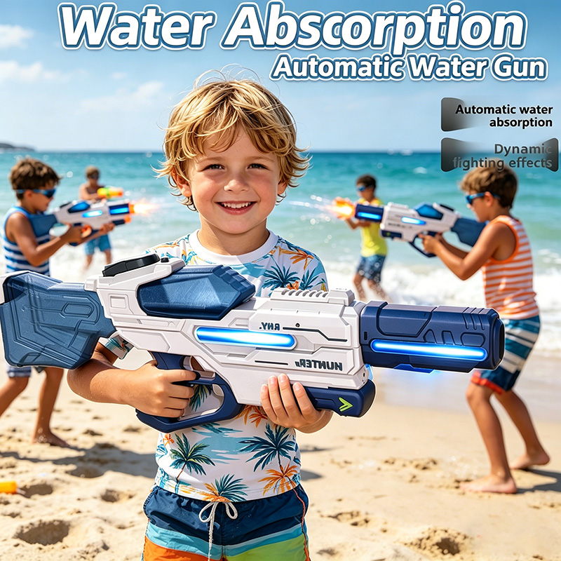 Water Gun Soaker - Pistola de Agua Eléctrica con Luz,