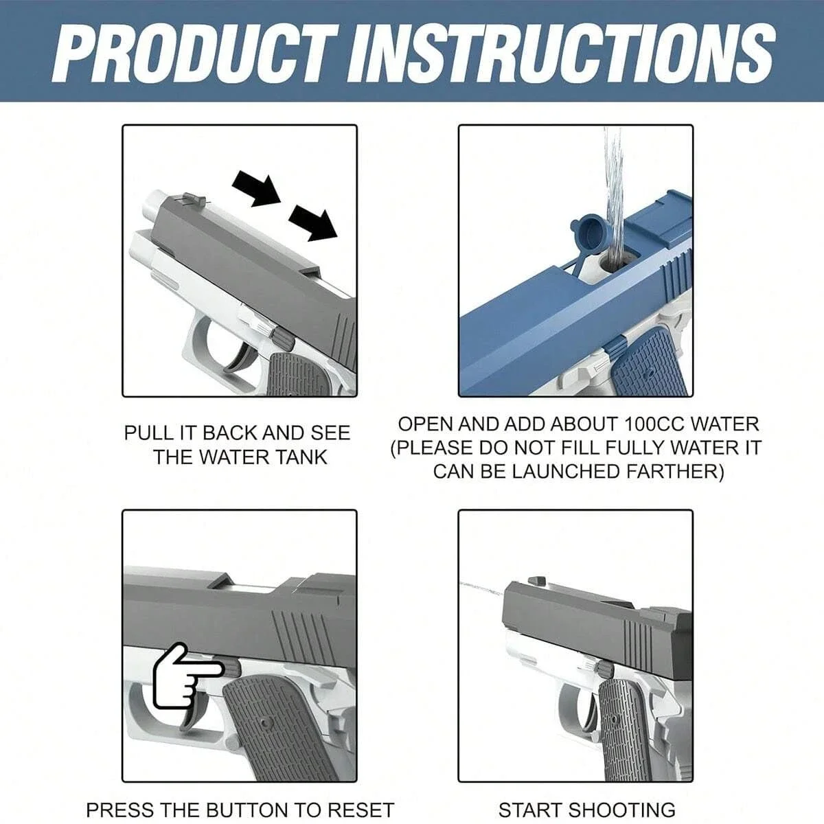 Pistolas de Agua de Juguete, P - Water Gun Soaker reseña y precio