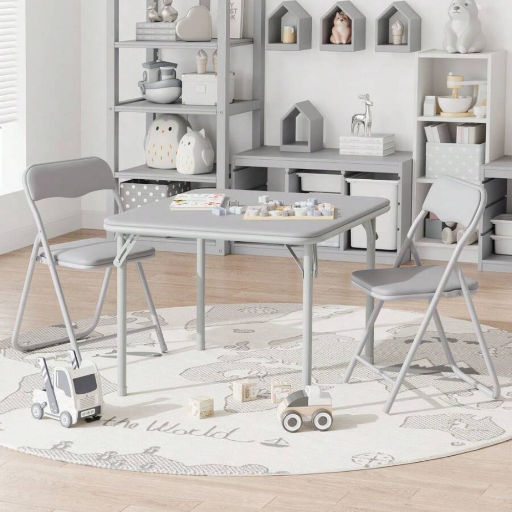 Juego de Mesa y Sillas Plegabl - Kids Outdoor Table And Chair Set reseña y precio