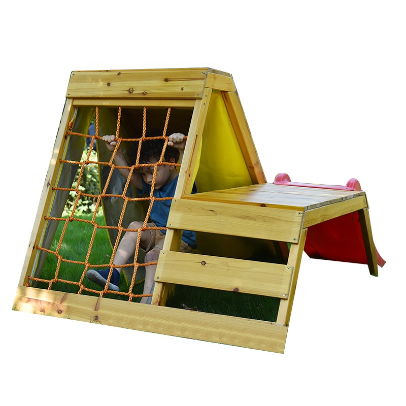 Casa de Juegos de Madera para  - Kids Outdoor Wooden Playhouse reseña y precio