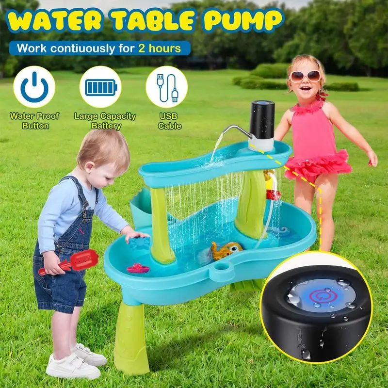 Bomba de Agua para Niños, Dive - Kids Outdoor Play Table reseña y precio