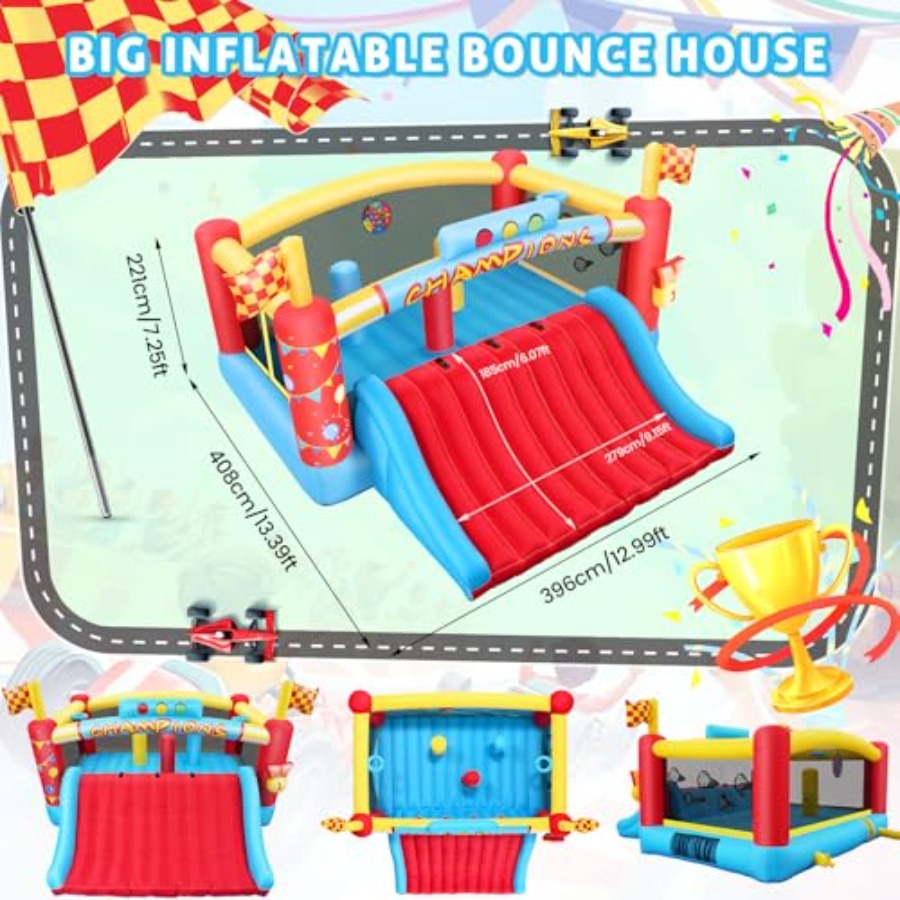 Gran Casa de Brinco Inflable p - Basketball Hoop Outdoor reseña y precio
