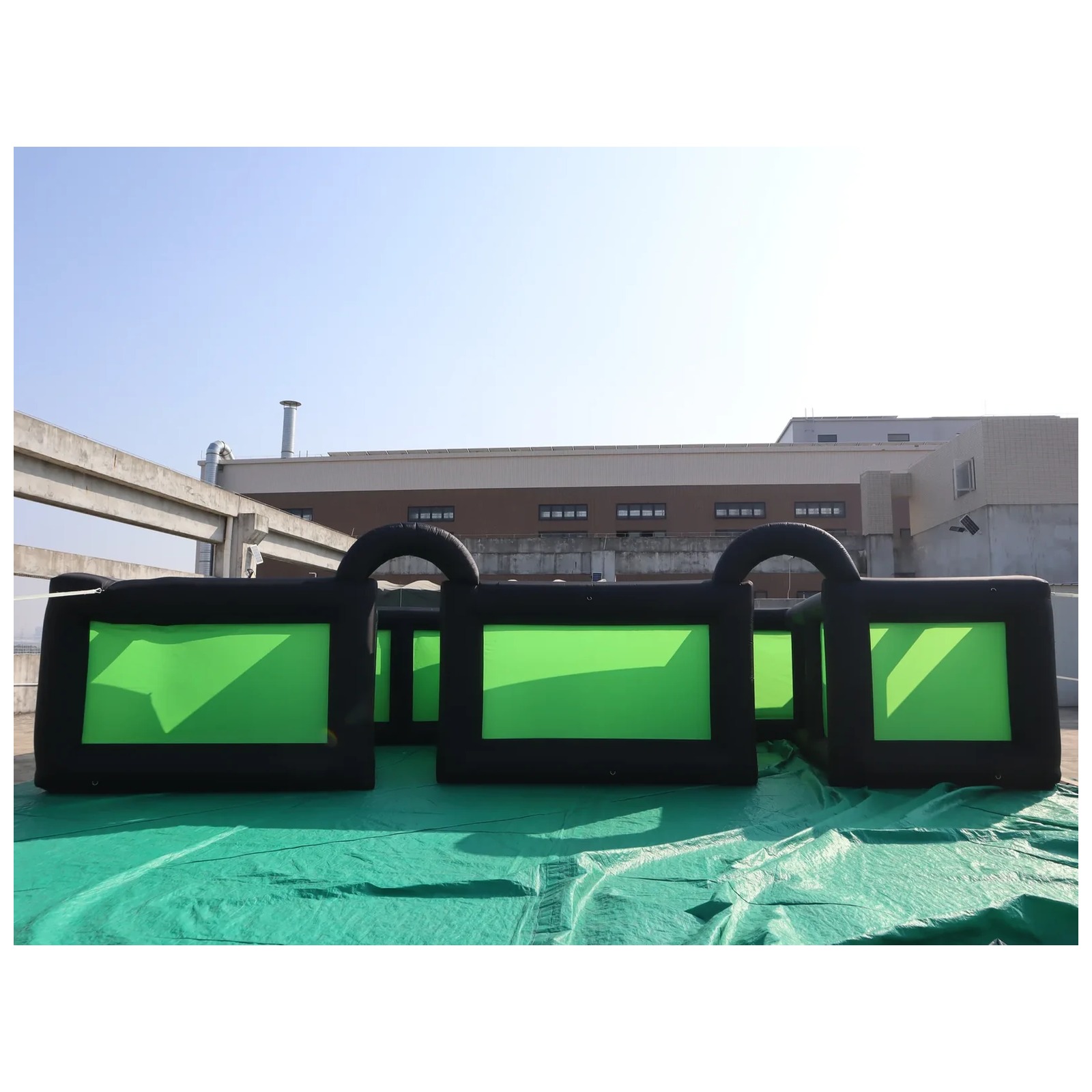 Laberinto Inflable Negro y Ver - Kids Outdoor Venues reseña y precio