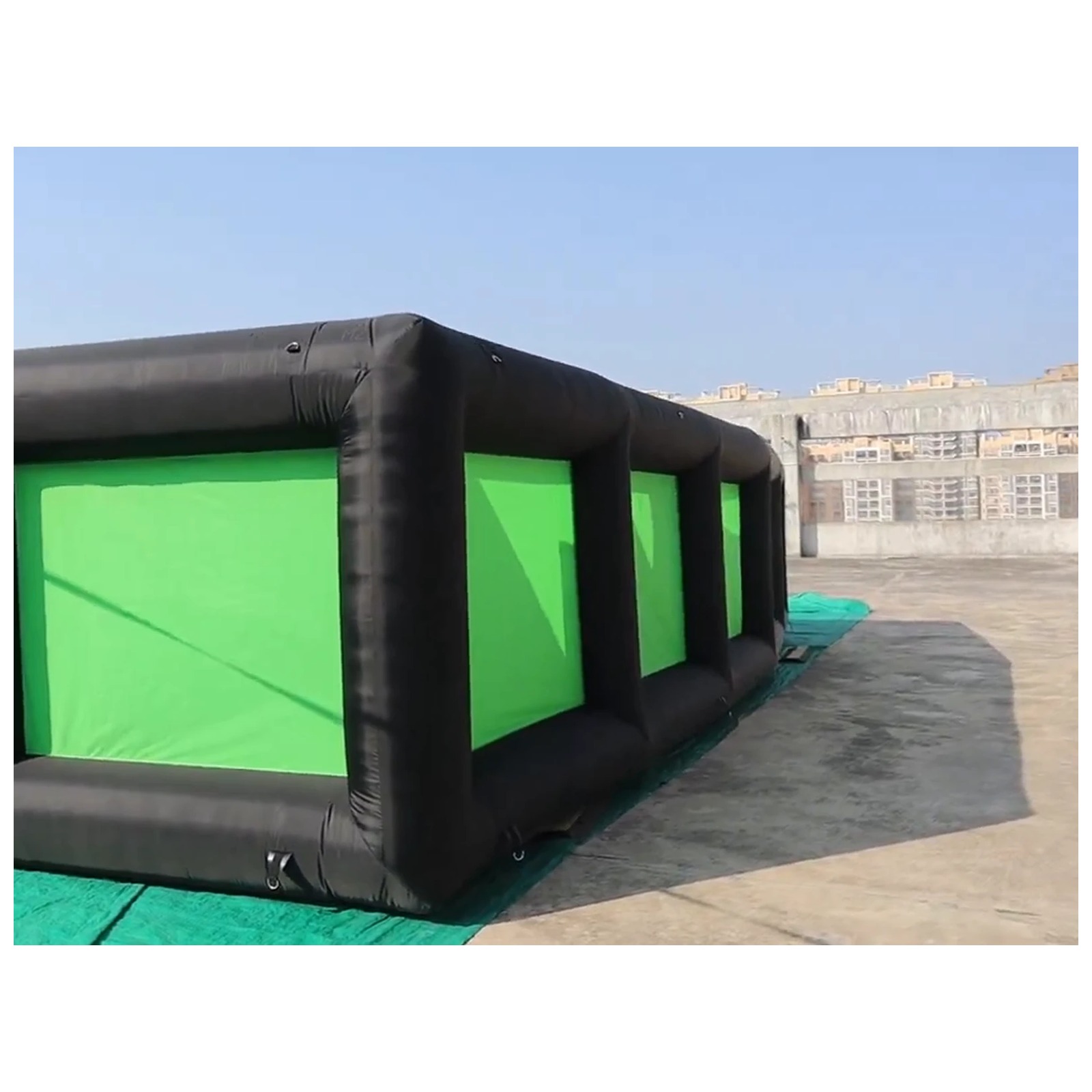Laberinto Inflable Negro y Ver - Kids Outdoor Venues reseña y precio