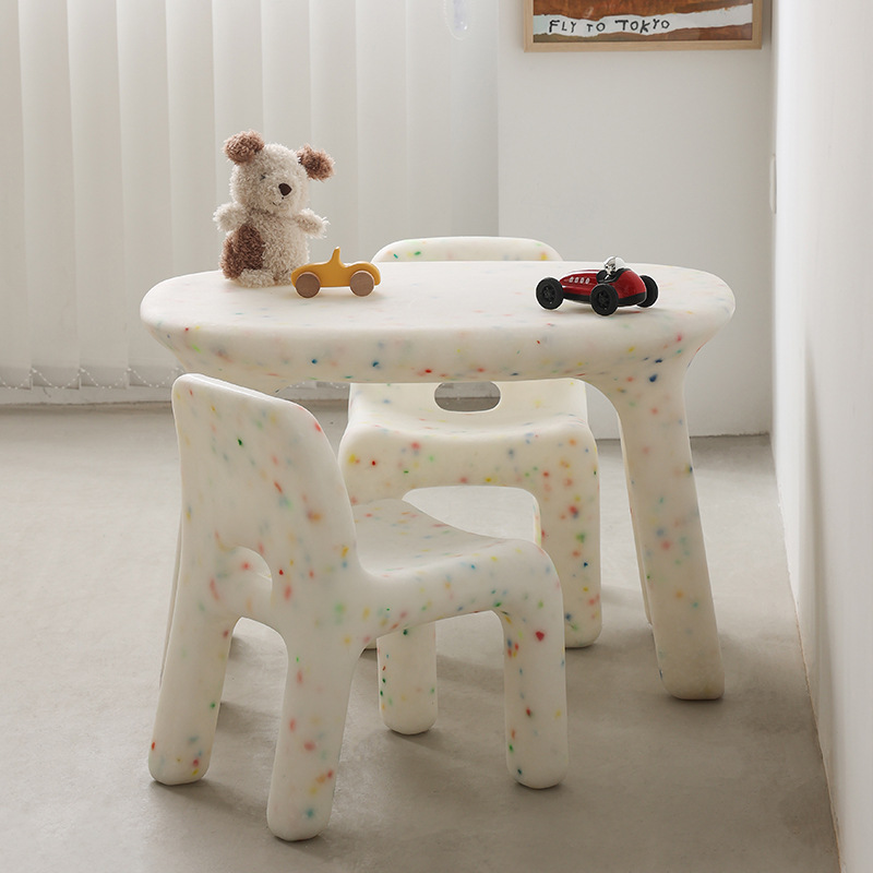 Conjunto de Mesa y Sillas de E - Kids Outdoor Table And Chair Set reseña y precio