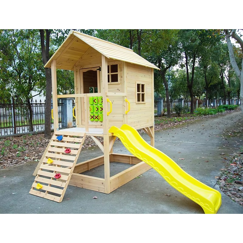 Casitas de Juego de Madera par - Kids Outdoor Wooden Playhouse reseña y precio