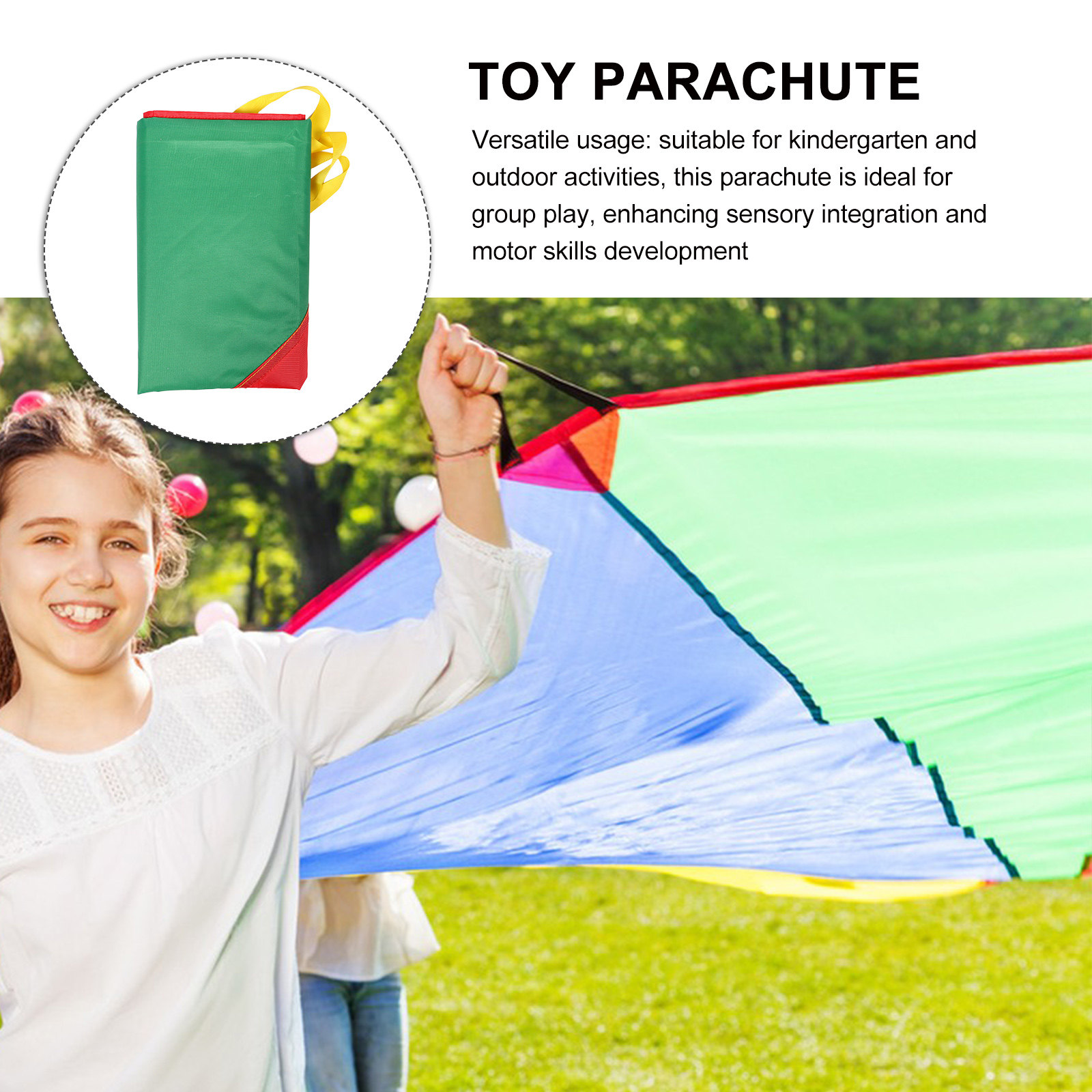 Paracaídas Arcoíris para Niños - Play Kids Outdoor reseña y precio