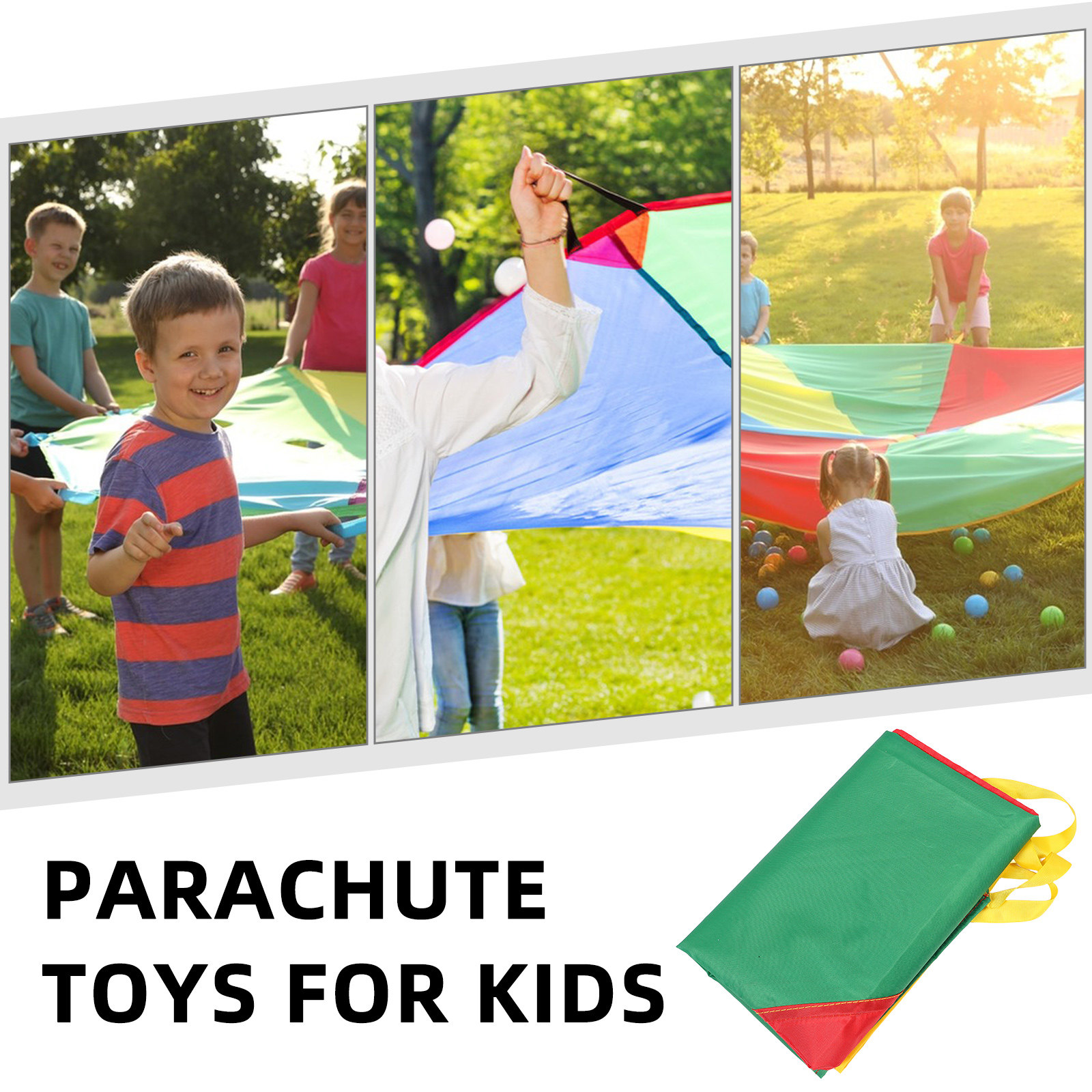 Paracaídas Arcoíris para Niños - Play Kids Outdoor reseña y precio