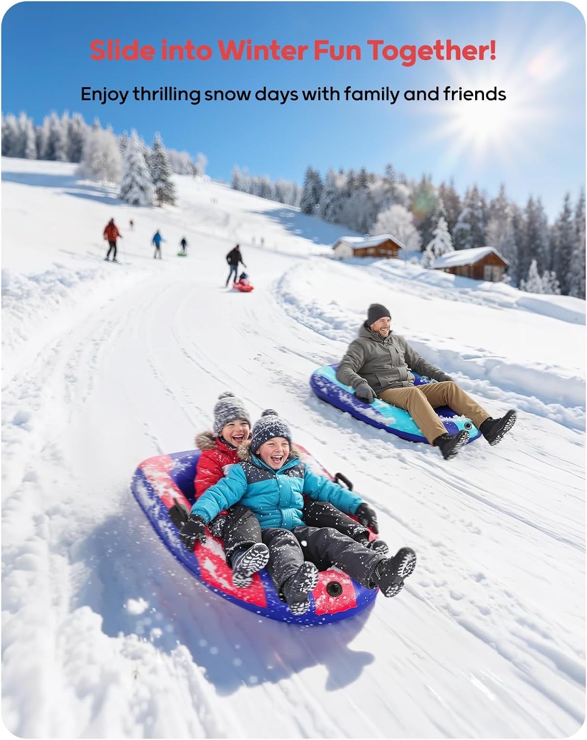 Trineo de Nieve Inflable de PV - Outdoor Toys For Kids reseña y precio
