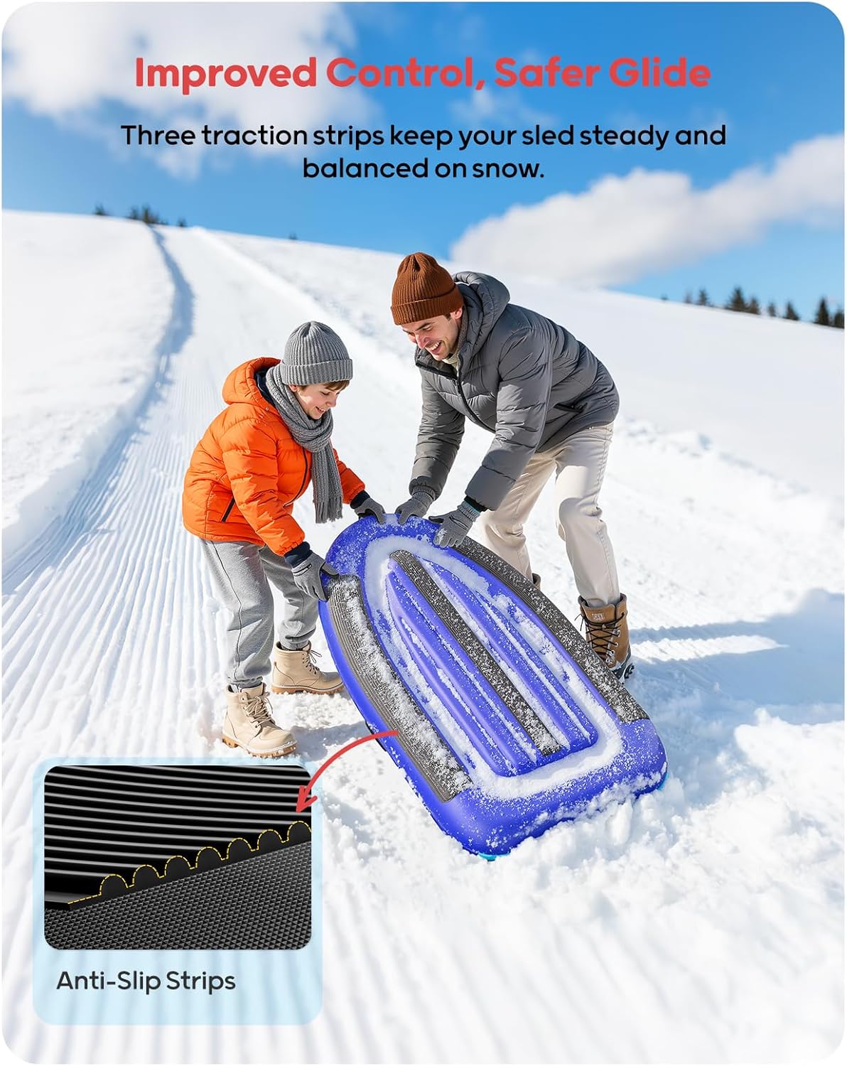 Trineo de Nieve Inflable de PV - Outdoor Toys For Kids reseña y precio
