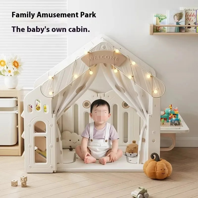 Moderna Casa de Juegos de Plás - Kids Outdoor Wooden Playhouse reseña y precio