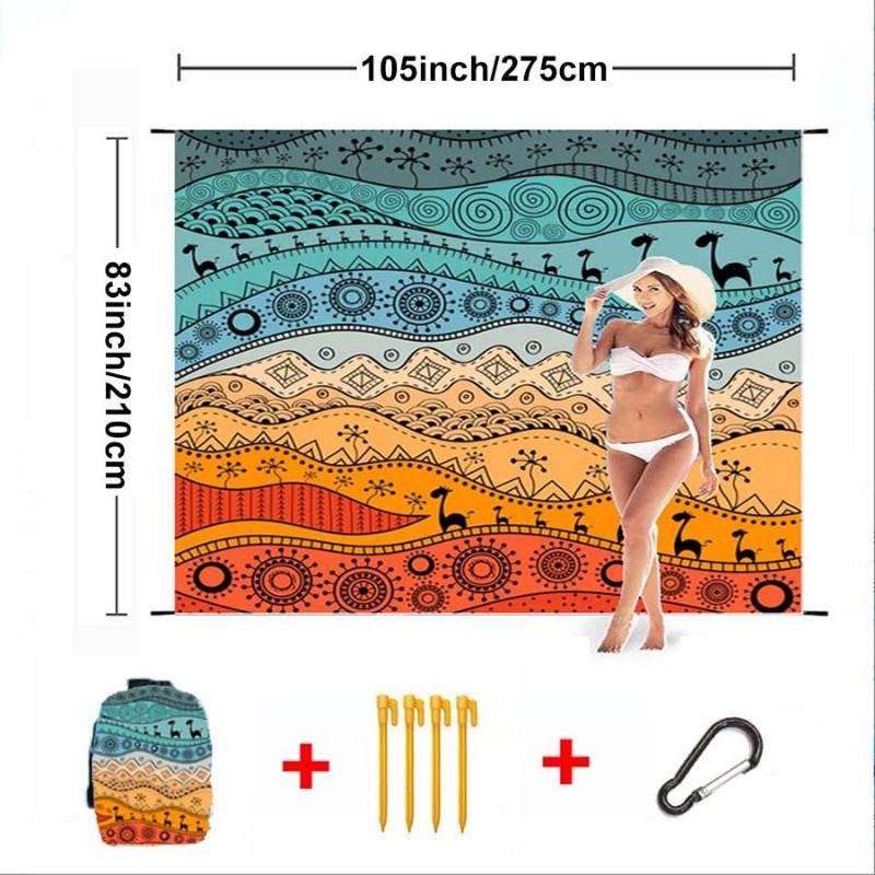 Manta de Playa Grande impermea - Kids Outdoor Mat Waterproof reseña y precio
