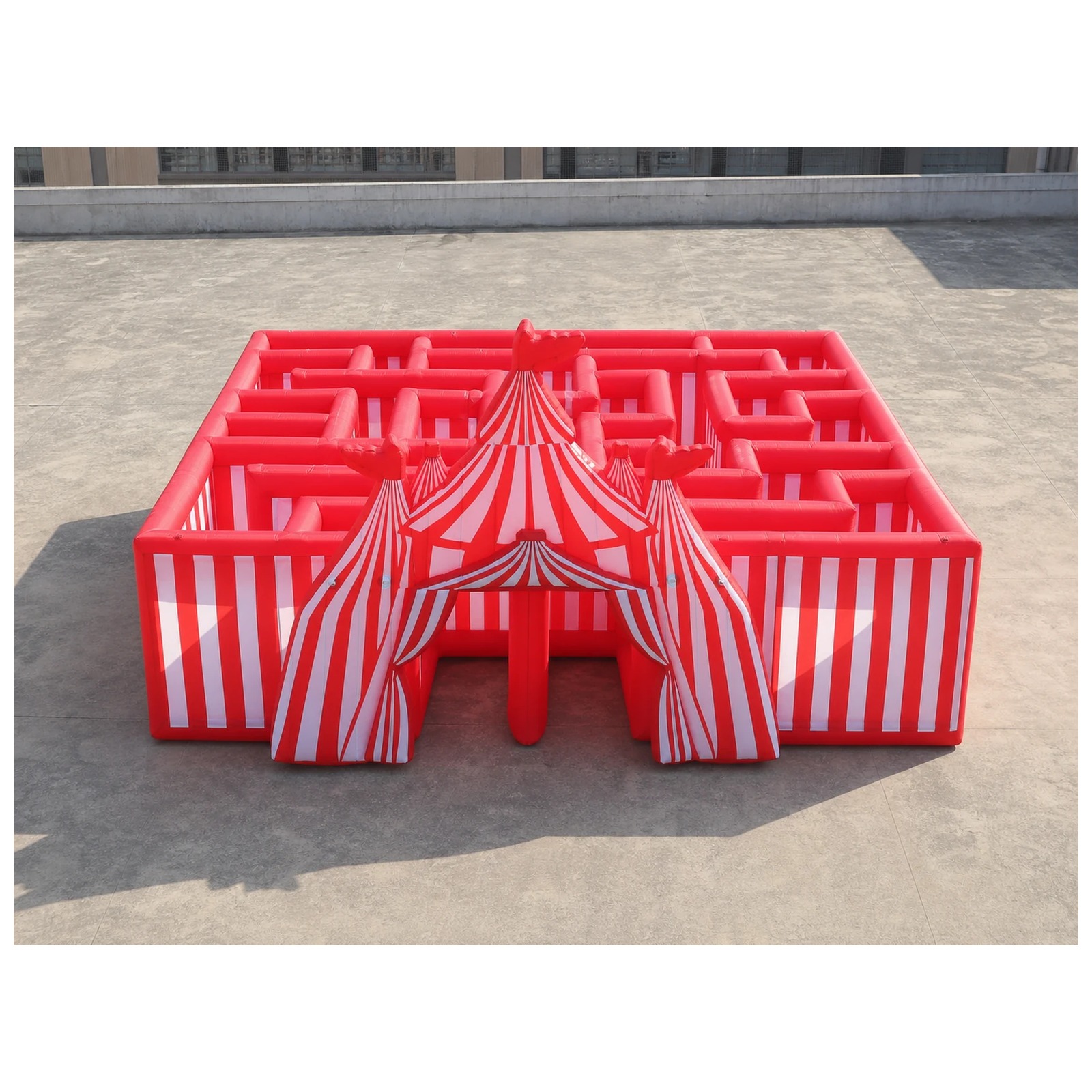 Gran Laberinto Inflable Rojo y - Kids Outdoor Venues reseña y precio
