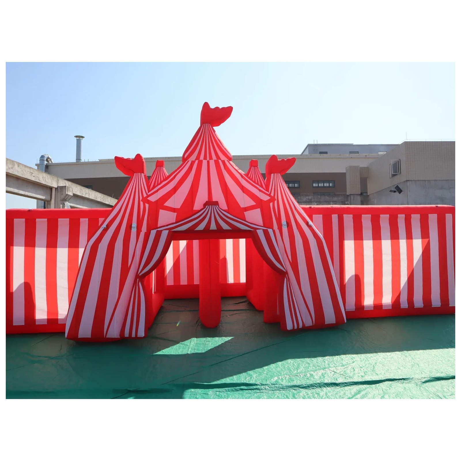 Gran Laberinto Inflable Rojo y - Kids Outdoor Venues reseña y precio