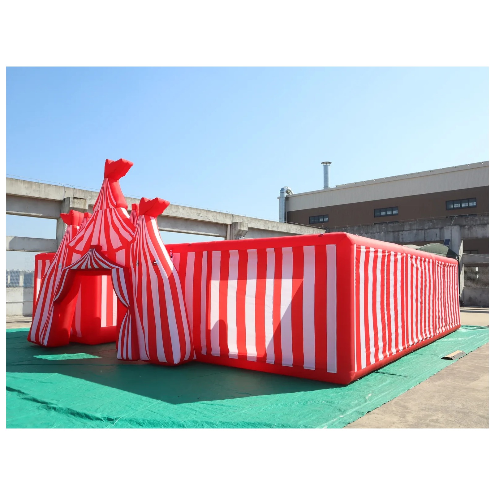 Gran Laberinto Inflable Rojo y - Kids Outdoor Venues reseña y precio