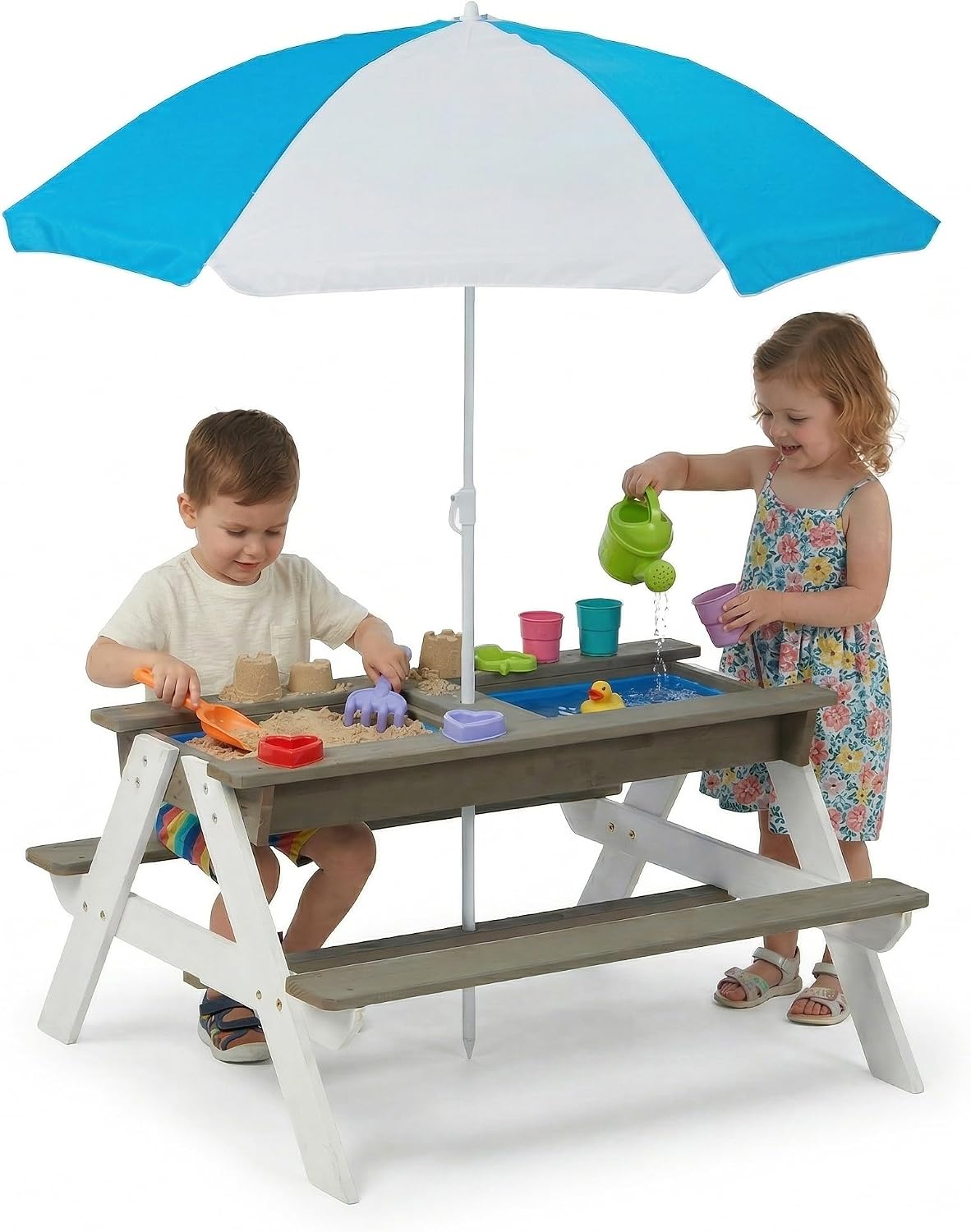 Mesa de Picnic para Niños, Mes - Kids Outdoor Bench Table reseña y precio