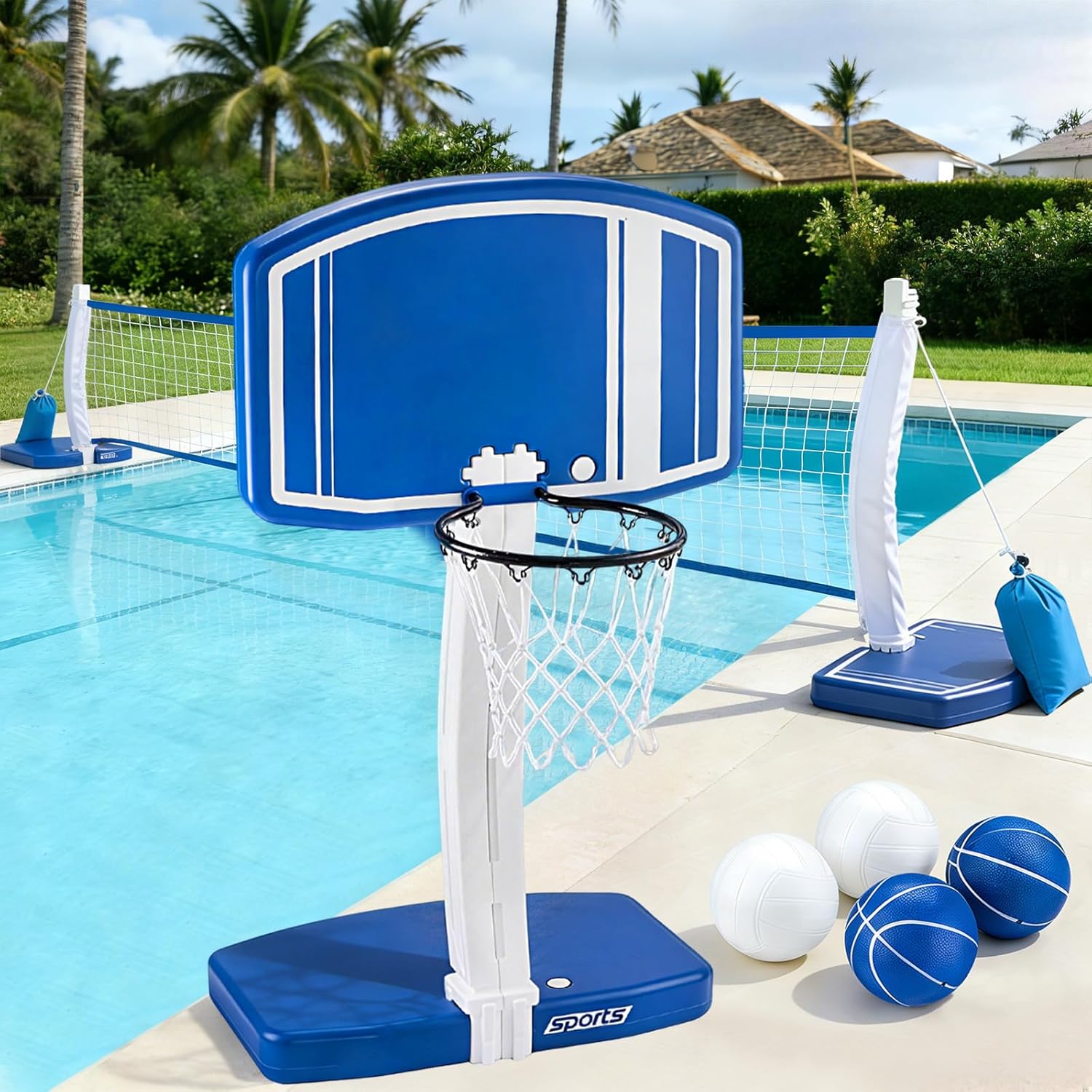 Aro de Baloncesto y Red de Vol - Basketball Hoop Outdoor reseña y precio