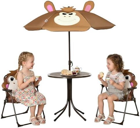 Conjunto de Mesa y Sillas para - Kids Outdoor Table And Chair Set reseña y precio
