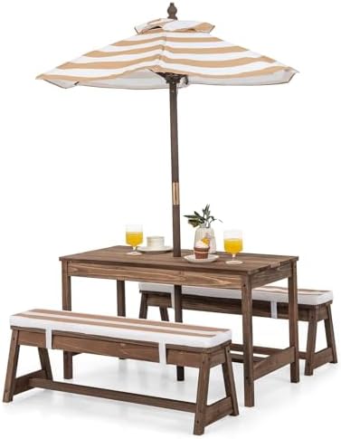 Mesa de Picnic para Niños, Jue - Kids Outdoor Bench Table reseña y precio