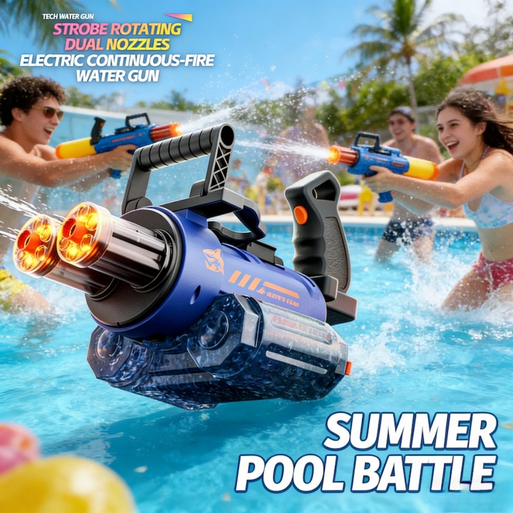 Pistola de Agua Eléctrica con  - Kids Outdoor Voices reseña y precio