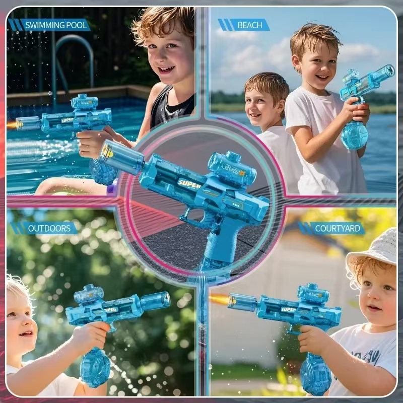 Pistolas de agua eléctricas pa - Water Gun Soaker reseña y precio