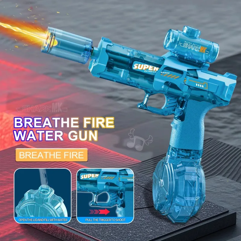 Pistola de Agua Eléctrica con  - Water Gun Soaker reseña y precio