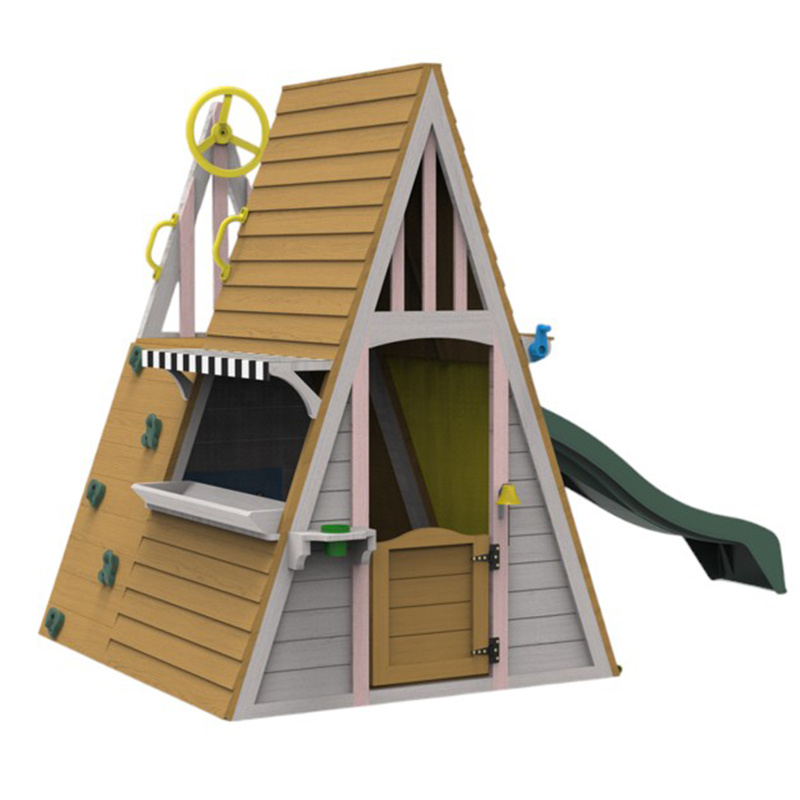 Equipo de Juegos Infantiles pa - Kids Outdoor Wooden Playhouse reseña y precio