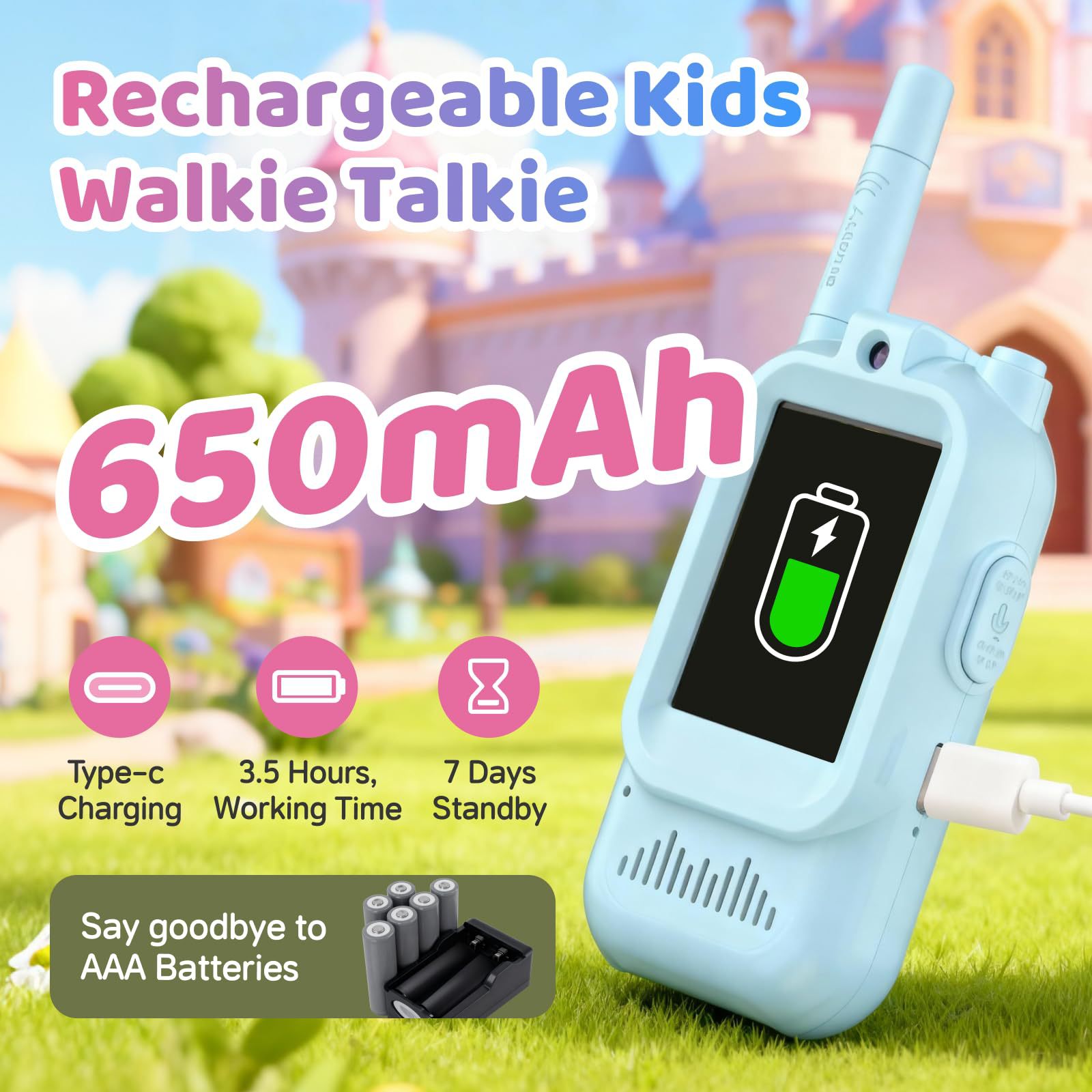 Walkie Talkies de vídeo para n - Kids Outdoor Voices reseña y precio