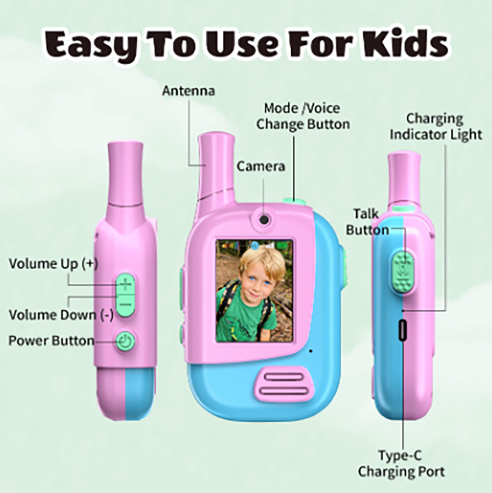 Paquete de 2 Walkie Talkies Re - Kids Outdoor Voices reseña y precio