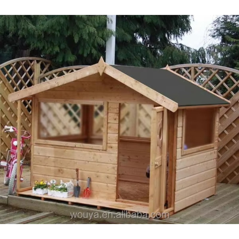Casa de Juegos de Madera Prefa - Kids Outdoor Wooden Playhouse reseña y precio