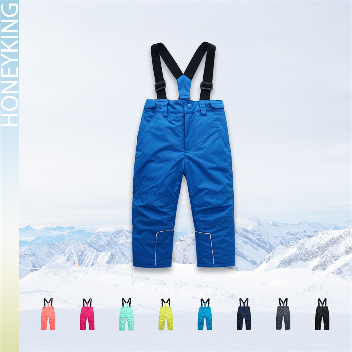 HONEYKING-pantalones de esquí  - Kids Outdoor Jumpsuit reseña y precio